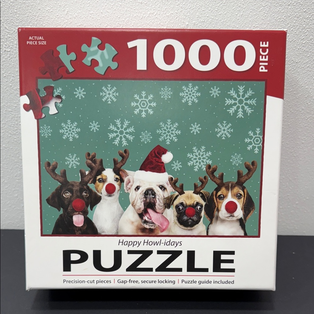 Turner Licensing Happy Howl-idays 1000-piece jigsaw puzzle Christmas SALE🔴3/$25